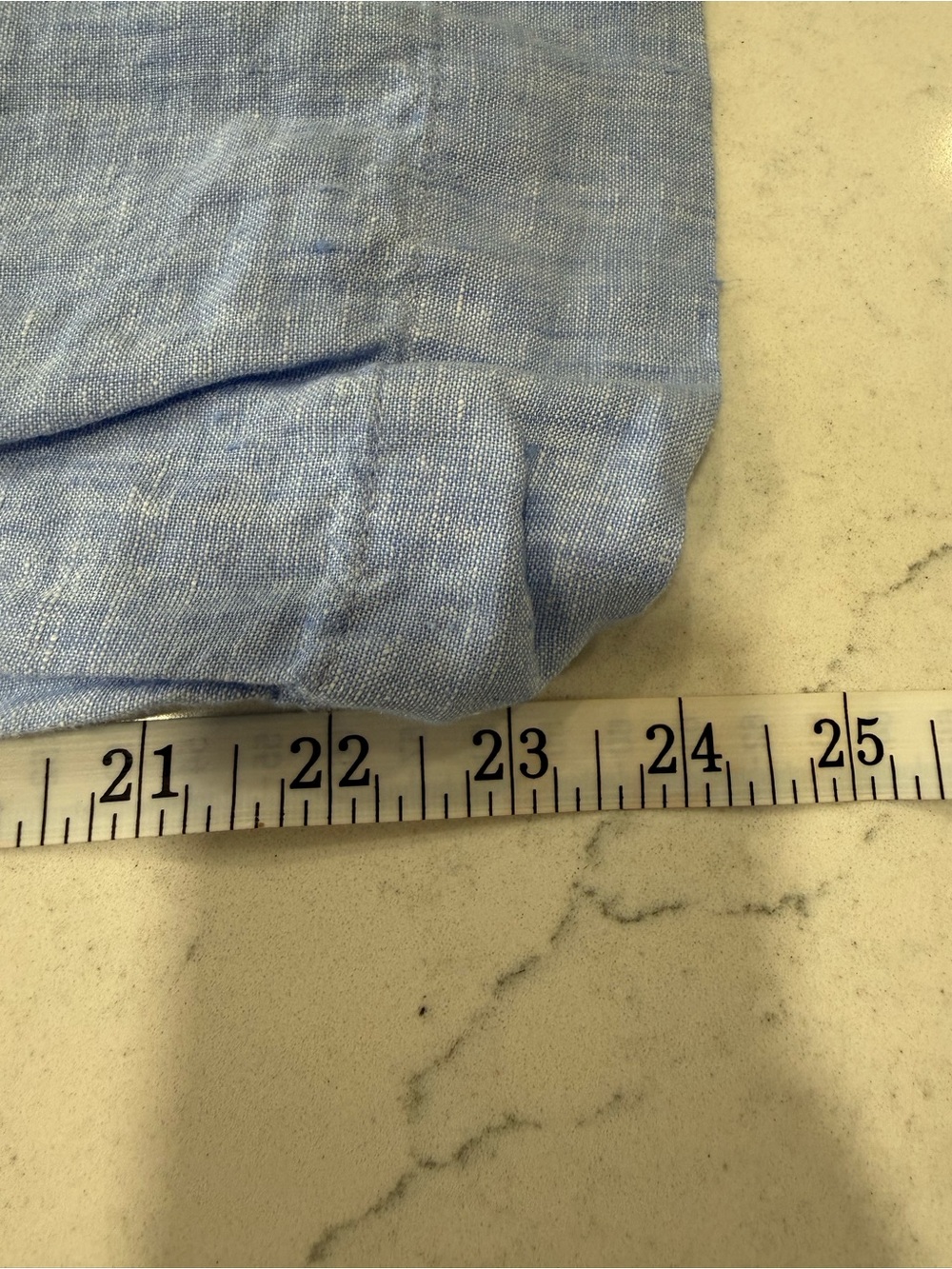 J.Crew Wide-Leg Linen Drawstring Pants Light Blue Chambray Regular L Cropped - Picture 4 of 6